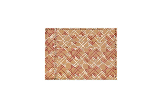 LEATHER MONOGRAM CARD HOLDER